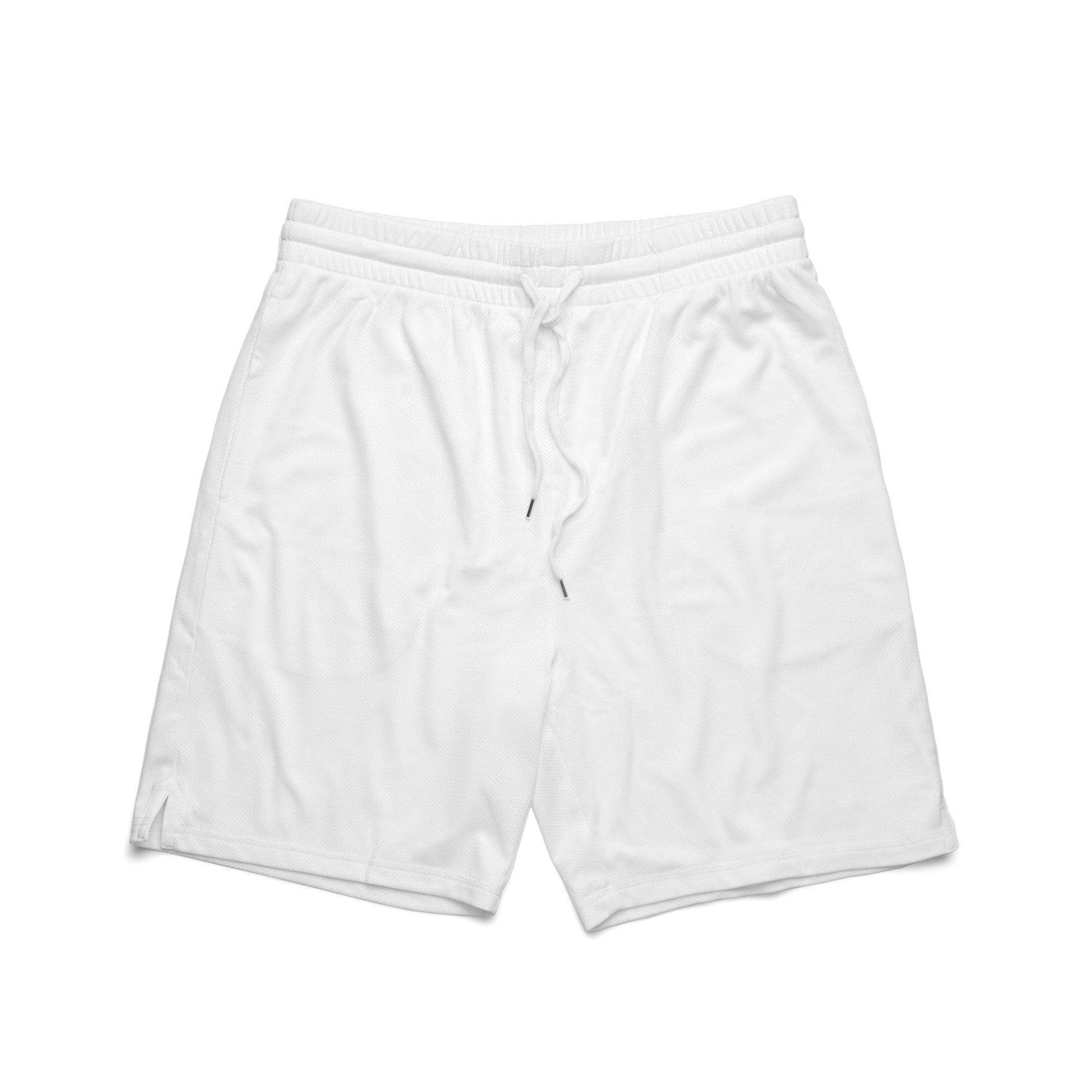 As Colour Active Wear WHITE / SML As Colour Men's court shorts 5910